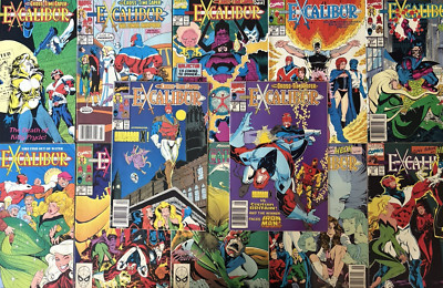 Excalibur Vol. 1, issues 21-33 (1989-90 Marvel Comics) Twelve book lot 