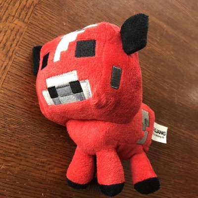 Minecraft Red Cow Plush Toy Mooshroom | eBay