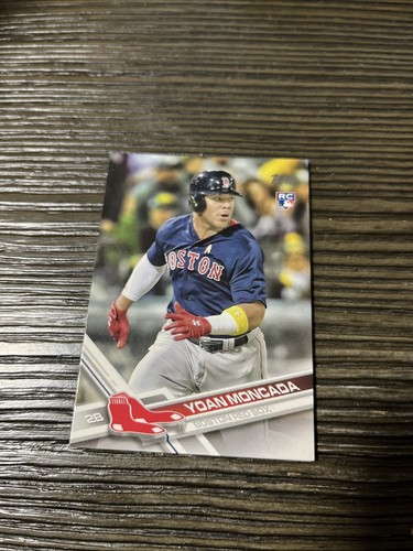2017 Topps Series 1 #210 Yoan Moncada Baseball Card Boston Red Sox Rookie
