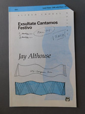 Exsultate Cantamos Festivo - 1999 sheet music- SSA Voices  Piano - Jay Althouse