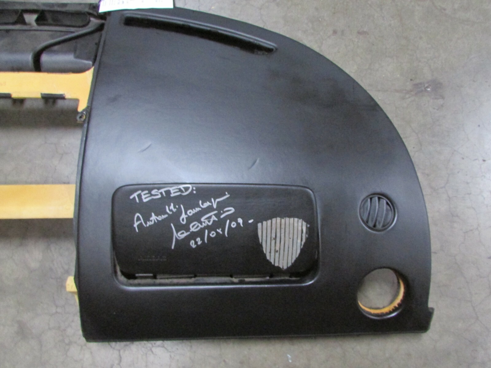 Lamborghini Gallardo, LP560, Dash Panel Assembly, Black, Used, P/N 401857041E