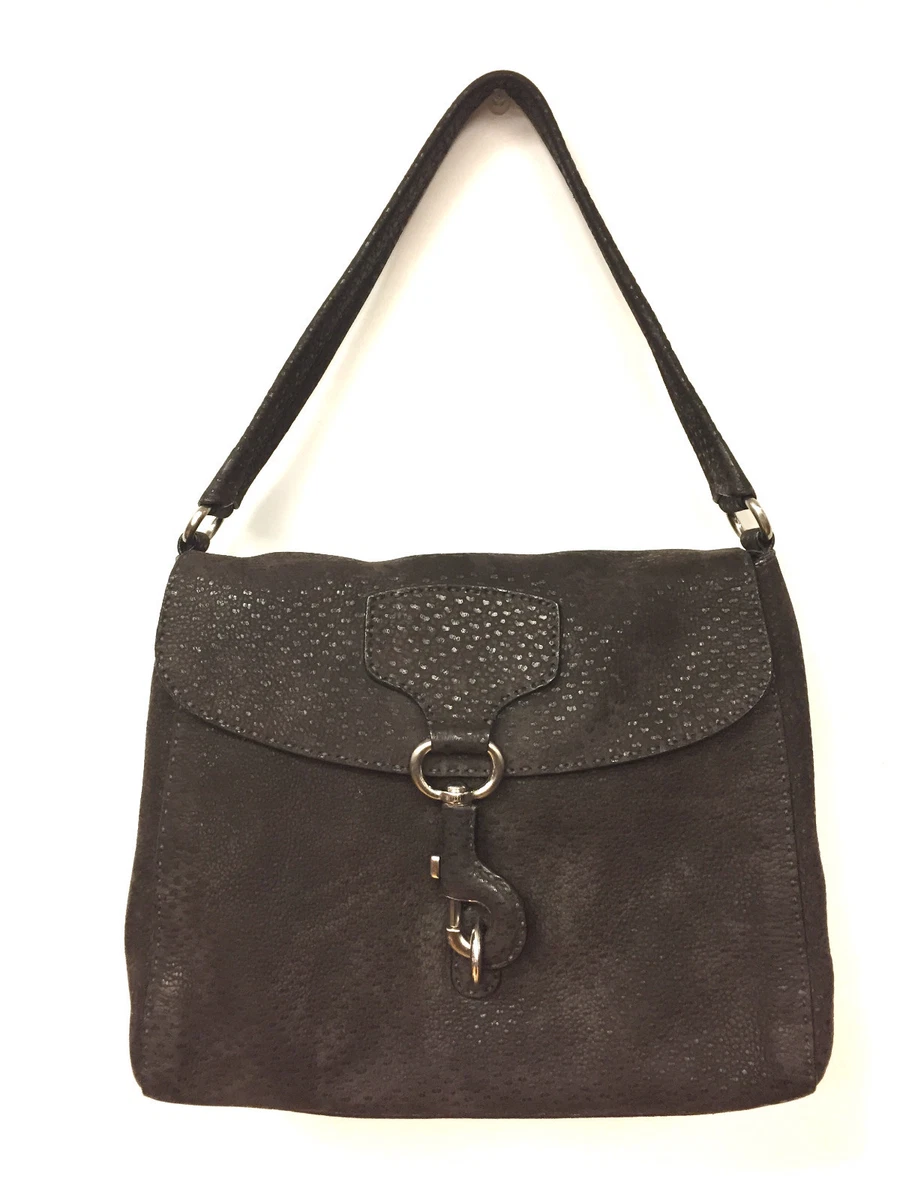 Prada textured shop leather shoulder bag