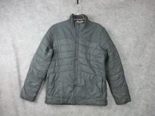 Smartwool Smartloft 150 Jacket Mens Medium Gray DWR Wool Insulated Puffer Winter