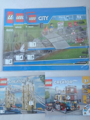 Lego City / Creator Bauanleitung Neu unbenutzt verschiedene zum Aussuchen