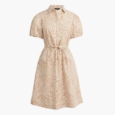 J Crew Short-sleeve collared mini dress