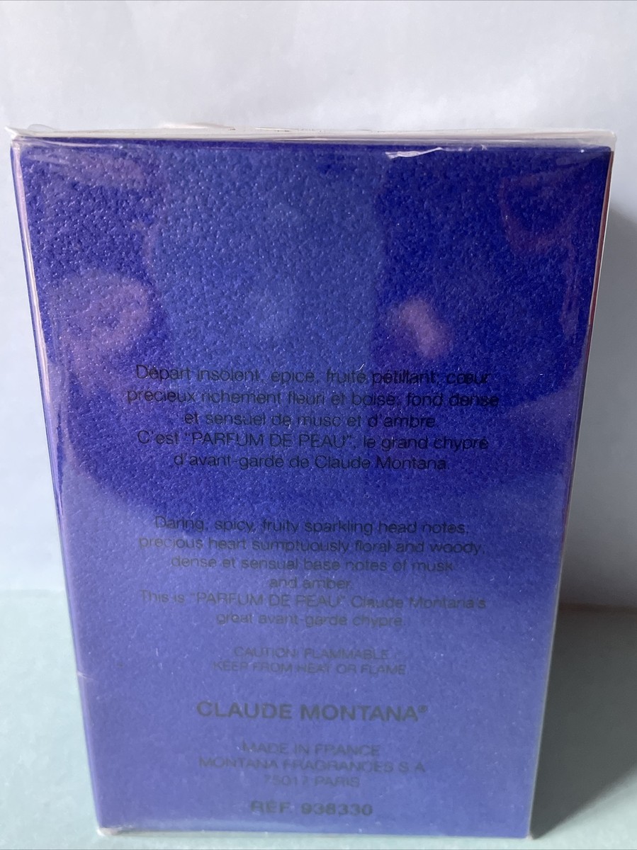 Montana Parfum De Peau Eau De Toilette Spray 1.7FL.OZ/50ml Sealed