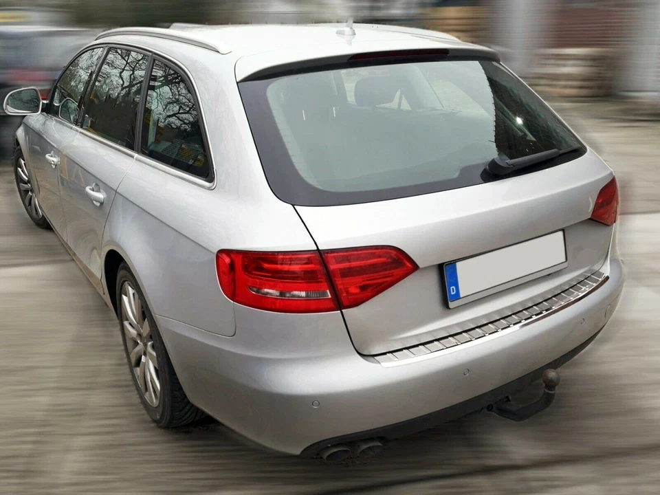 Protector de Parachoques trasero compatible Audi A4 B8 8K Avant 2007-2015 Acero - Imagen 4 de 4