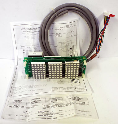 1 NEW C.E. ELECTRONICS DH320-R0C2X DOT MATRIX RED LED DISPLAY NNB **MAKE OFFER**