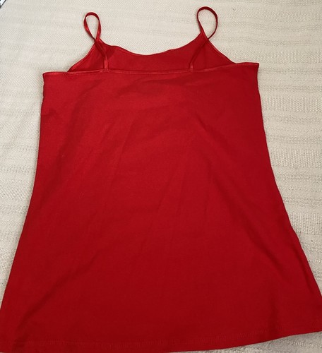 Justice Girl’s Tank Top Red Braless Cami size 18 plus NWT - Picture 2 of 5