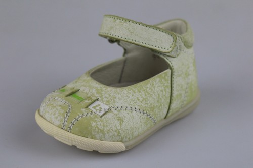 Chaussures Fille BALDUCCI 17 Ue Ballerines Vert Cuir DX256-17 - Photo 1/3