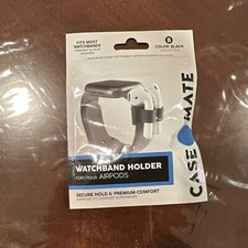 Case Mate Watchband Holder for Apple AirPods Pro AirPods 2 AirPods 1 Black