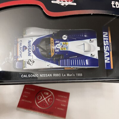 Rare EBBRO Calsonic Nissan R88C Le Mans 1988 1:43 Diecast 1/43