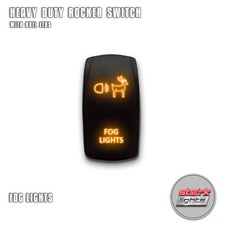 Orange Laser Etch Led Rocker Switch 5 Pin Dual Light 20a 12v On Off - Fog Lights Orange Laser Etch Led Rocker Switch 5 Pin Dual Light 20a 12v On Off - Fog Lights