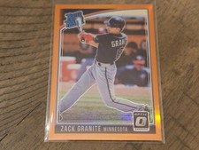 2018 Donruss Optic #62 Zack Granite RC Orange SP #/199 Nmmt