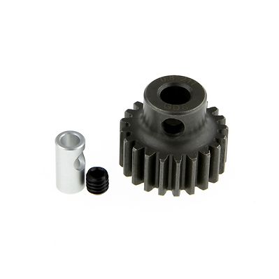 GDS Racing M0.8 21T Steel Pinion Gear for 1/8''(3.175mm) and 5mm Shaft