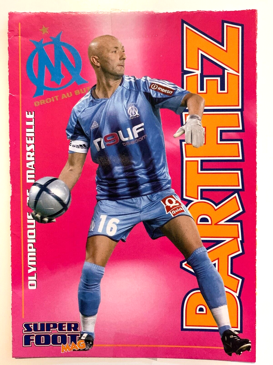 FABIEN BARTHEZ (MARSEILLE OM, FRANCE) RARE TRADING ROOKIE CARD