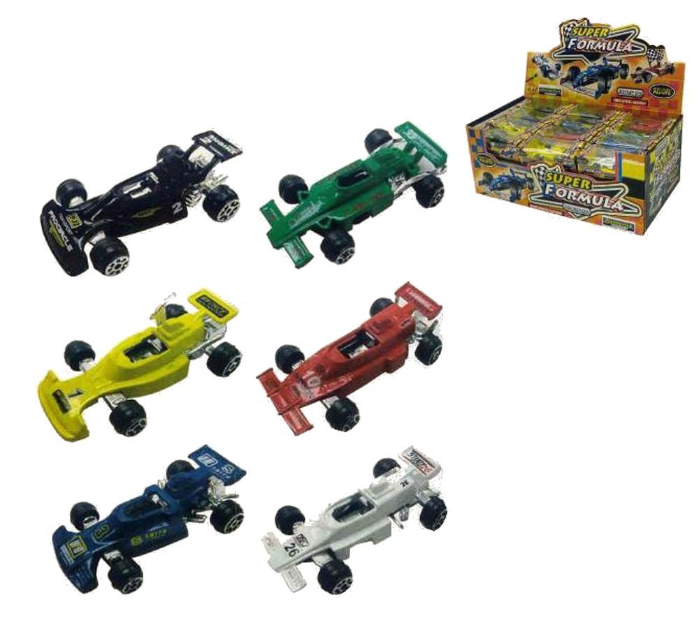 12 ASST DIECAST MOVING TOY FORMULA RACING CAR boys 3 INCH toys  #TC285 METAL NEW