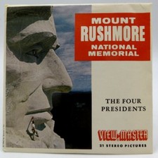 View Master A487, Mount Rushmore National Memorial, SD, Sawyer's, 3 Reel Set