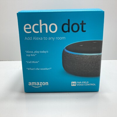 Amazon Echo Dot (3rd Generation) Smart Speaker - Charcoal