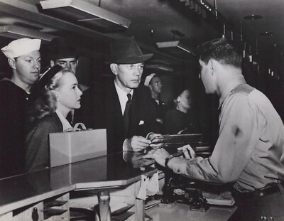 Joseph Cotten + Teresa Wright in The Steel Trap (1952)   Vintage Photo K 596