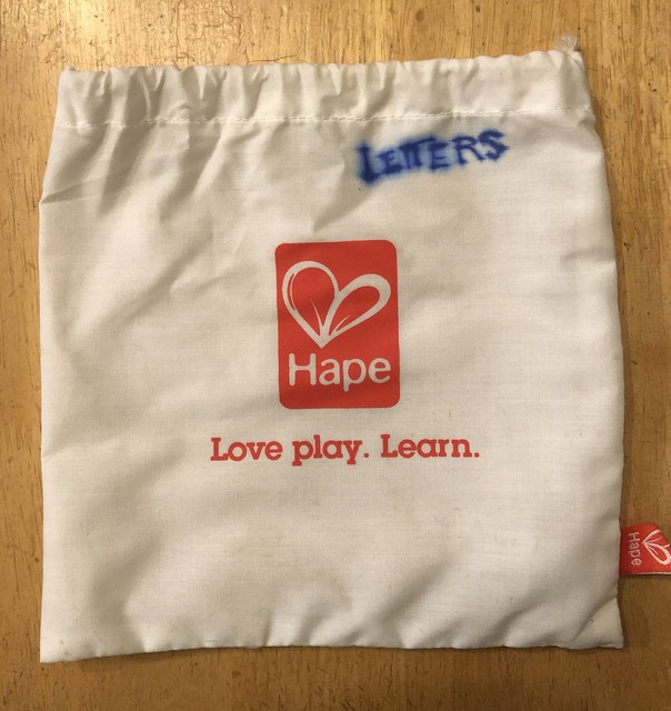 hape magnetic letters