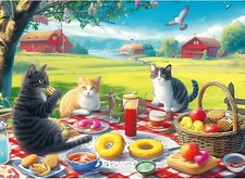 Jigsaw Puzzles 500 Pieces for Adults, Adult Puzzles Cat Puzzle Games 20.5 x 15