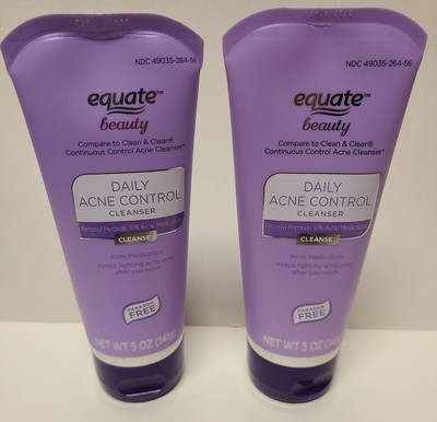 equate daily acne control cleanser