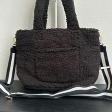 BumbleBella by Jill Martin Allover Sherpa Mid-Sized Tote -