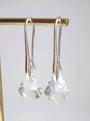 Ohrringe mit Swarovski Baroque Kristallen   Damen Ohrringe, Schmuck Geschenk 