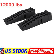 Low Profile Car Ramps 2-pack 6.7 Lift Height Plastic Ramps For Oil Changes