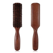 Hair Brush for Men Thin Fine Normal Hair, Boar Bristle Hair Brush for Add Shi...