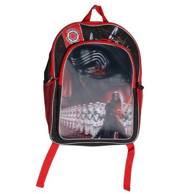 Star Wars Kylo Ren Backpack The Force Awakens Red Black Kids School Bag