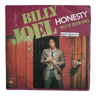 BILLY JOEL - Honesty / Root Beer Rag - 45 Tours 7'' Vinyl 1979 - CBS 7150