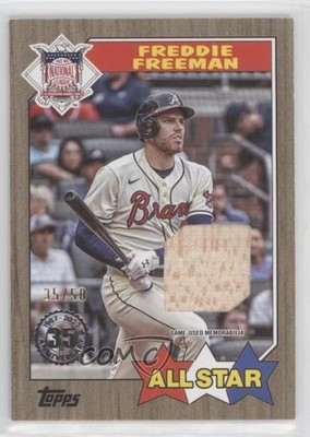 2022 Topps Series 2 Gold 35/50 Freddie Freeman #87ASR-FF 04cw