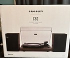 🔥 NEW!!! Crosley C62BWA Turntable System and Speaker — photo 1