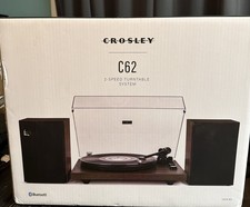 Crosley C62BWA Turntable System and Speaker