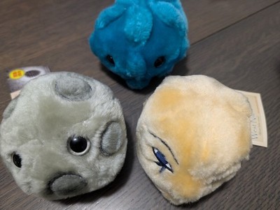 Lot Of 3 Giant Microbes 5'' Common Cold HPV & West Nile Virus 5'' - 2 are NWT