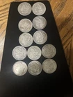 12 Morgan Silver Dollars