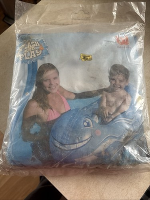 #ad Bestway Splash And Play Ride On Float Swimming Pool Inflatable Float Kids 48X23 $11.00