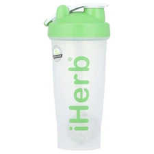 iHerb Blender Bottle with Blender Ball, Green, 28 oz