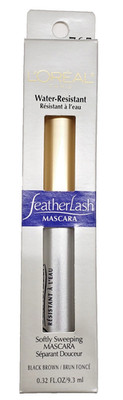 NEW L'Oreal Paris Feather Lash Water Resistent Mascara BLACK BROWN
