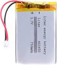 3.7V Lipo Battery 750Mah Rechargeable Li Ion Polymer Battery 403450