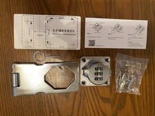Bifold Door Lock Closet Door Lock Keyless Combination Lock for Cabinet -Twist