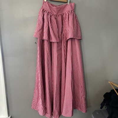 Strapless Dress women Red / White Size 40 TOV
