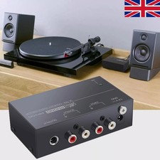 PP400 M/M Phono Preamplifier Turntable Preamp Stereo RCA Input & Output DC 12V