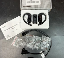 SAMCOM Wireless Headset w/ 2-Pin Dongle for FPCN10A FPCN30A K-Connector Radios