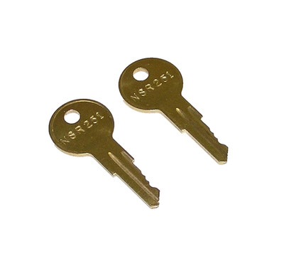 2 - NSR251 Keys fit Square D Electrical Breaker Panel Panelboard Locks