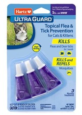 Hartz UltraGuard Topical Flea  Tick Cats and Kittens 5 lbs over, Cat