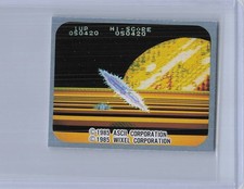 Xevious Family Computer Menko Card #184 Amada Ascii Wixel Vintage Japan 1985