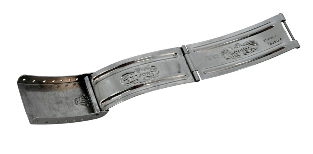 Vintage Original 1981 Rolex Stainless Steel 15.5mm Watch Buckle